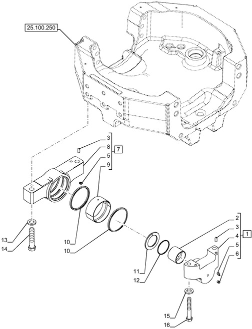 New Holland T6070 Czop zawieszenia obr 87543985 - Affjedring for Traktor: billede 1 New Holland T6070 Czop zawieszenia obr 87543985 - Affjedring for Traktor: billede 1