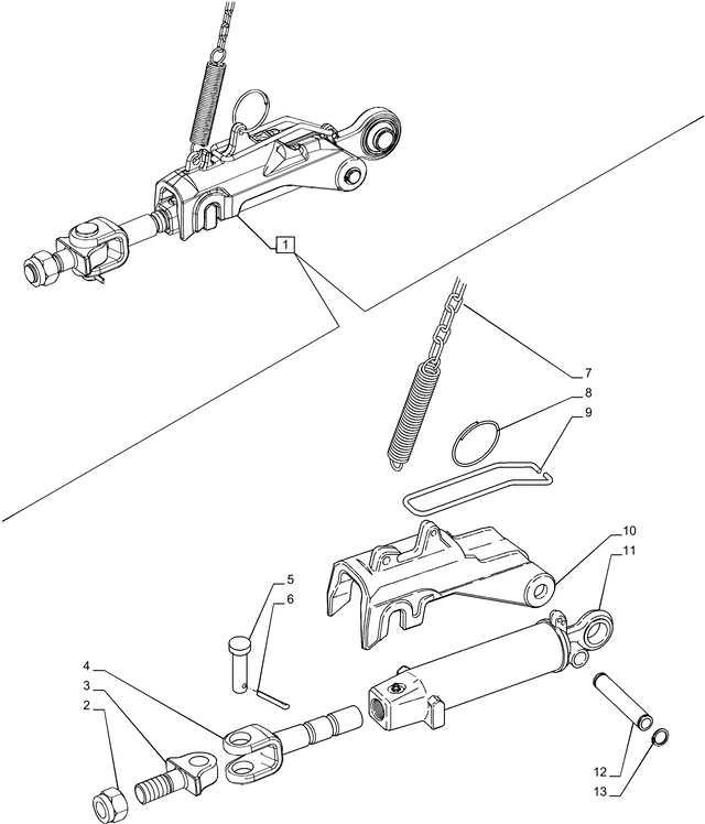 New Holland T6090 T6070 Drazek stabilizatora 87600527 - Krængningsstabilisator for Traktor: billede 1 New Holland T6090 T6070 Drazek stabilizatora 87600527 - Krængningsstabilisator for Traktor: billede 1