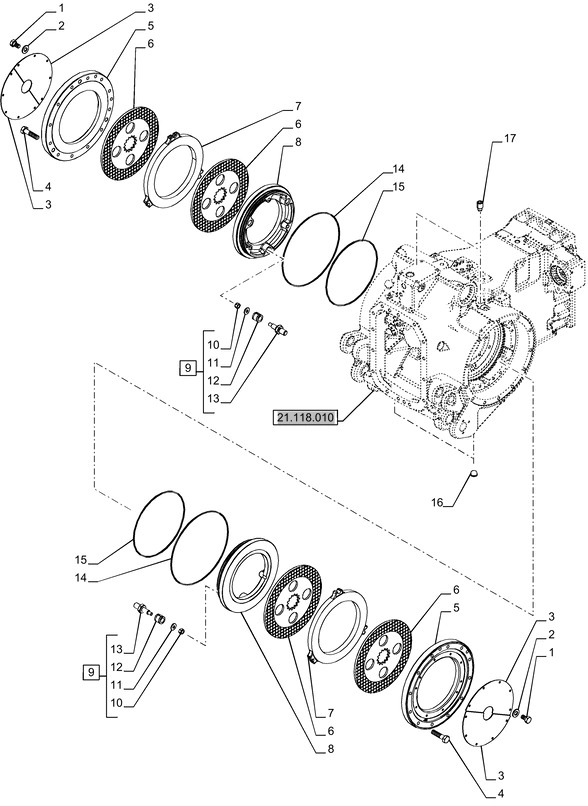 New Holland T6090 T8330 Tarcza hamulcowa 67mm id x 327mm od x 7mm thk 47819827 - Bremseskive for Landbrugsmaskine: billede 1 New Holland T6090 T8330 Tarcza hamulcowa 67mm id x 327mm od x 7mm thk 47819827 - Bremseskive for Landbrugsmaskine: billede 1
