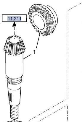 New Holland TX66 TX67 TX68 Zestaw Kół Zębatych Zębatka Wałek CZĘŚCI 84012653 - Gearkasse for Landbrugsmaskine: billede 1 New Holland TX66 TX67 TX68 Zestaw Kół Zębatych Zębatka Wałek CZĘŚCI 84012653 - Gearkasse for Landbrugsmaskine: billede 1