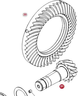 Fendt Vario 1038 1042 1046 1050 GEN 3 Atak Koło Koronowe Wałek Zębaty 530150410530 530150410540 - Øvrig maskin: billede 1 Fendt Vario 1038 1042 1046 1050 GEN 3 Atak Koło Koronowe Wałek Zębaty 530150410530 530150410540 - Øvrig maskin: billede 1