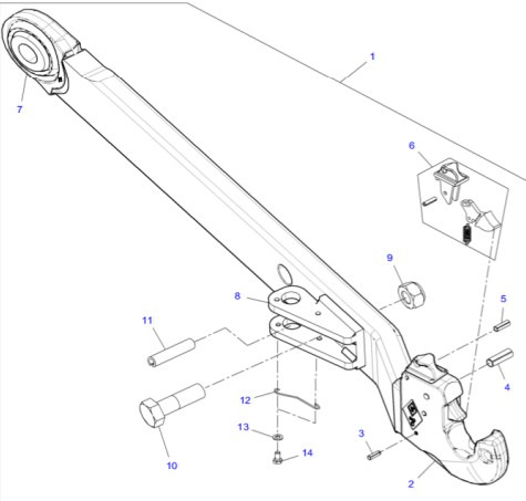 Fendt Vario 1038 1042 1046 1050 GEN 3 Cięgno Dolne Prawe Lewe G530871206034 G530871206044 - Øvrig maskin: billede 1 Fendt Vario 1038 1042 1046 1050 GEN 3 Cięgno Dolne Prawe Lewe G530871206034 G530871206044 - Øvrig maskin: billede 1