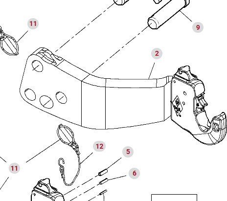 Fendt Vario 1038 1042 1046 1050 GEN 3 Ramię Sterujące Przedniego TUZ PRAWE LEWE - Øvrig maskin: billede 1 Fendt Vario 1038 1042 1046 1050 GEN 3 Ramię Sterujące Przedniego TUZ PRAWE LEWE - Øvrig maskin: billede 1