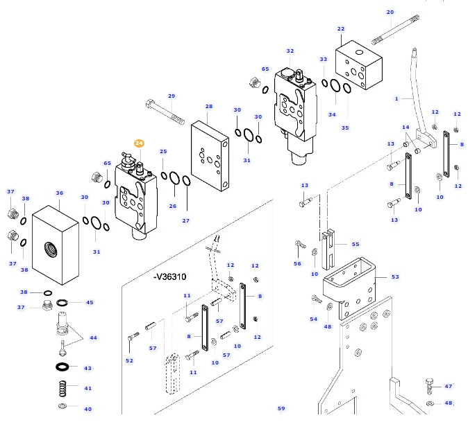 Valtra N141 - zawór blok hydrauliki V32536400 - Hydraulik for Landbrugsmaskine: billede 1 Valtra N141 - zawór blok hydrauliki V32536400 - Hydraulik for Landbrugsmaskine: billede 1