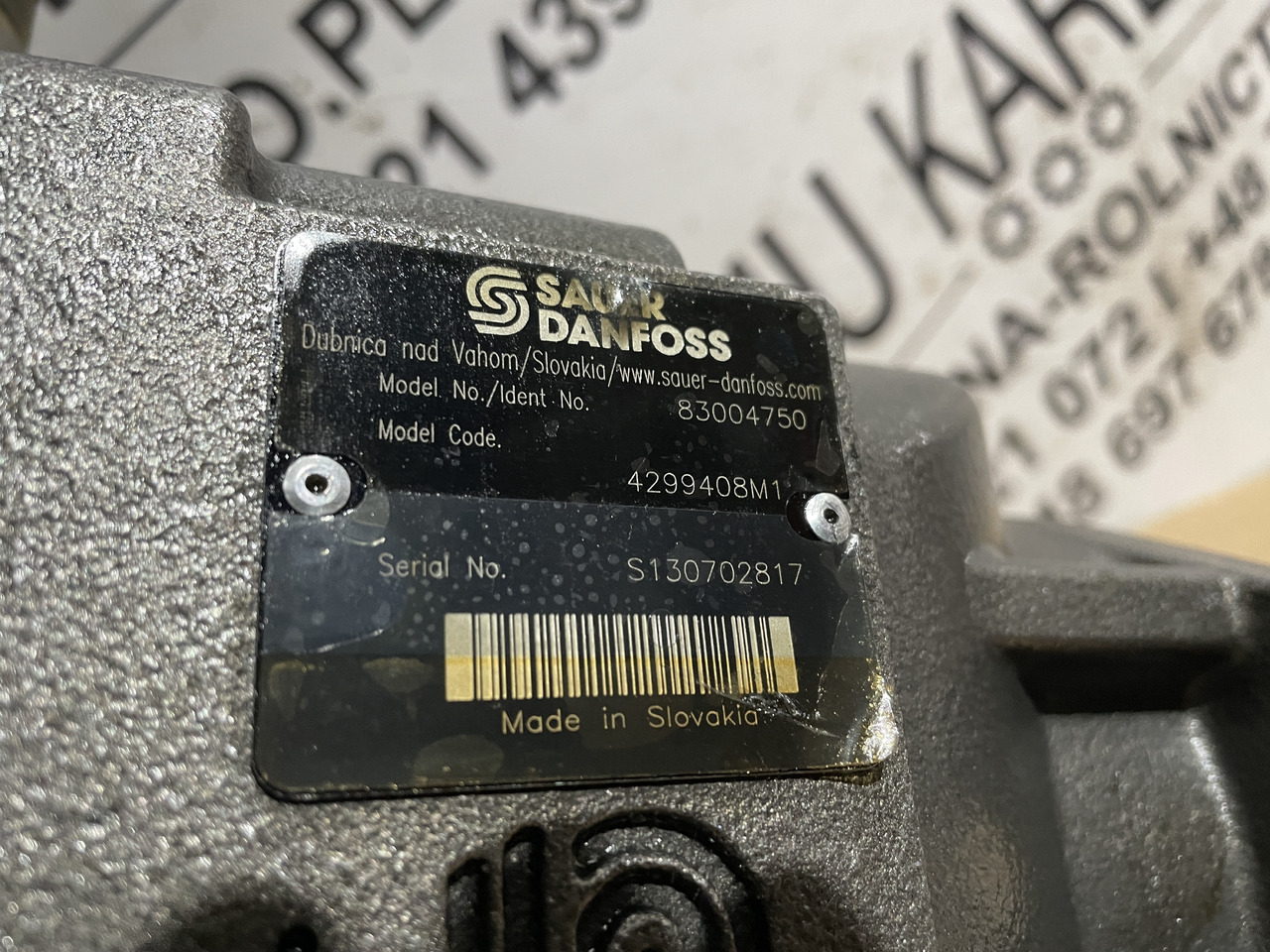 Valtra S354 Massey 8480 - pompa hydrauliczna 4299408M1 4299408M2 - Hydraulikpumpe for Landbrugsmaskine: billede 4 Valtra S354 Massey 8480 - pompa hydrauliczna 4299408M1 4299408M2 - Hydraulikpumpe for Landbrugsmaskine: billede 4