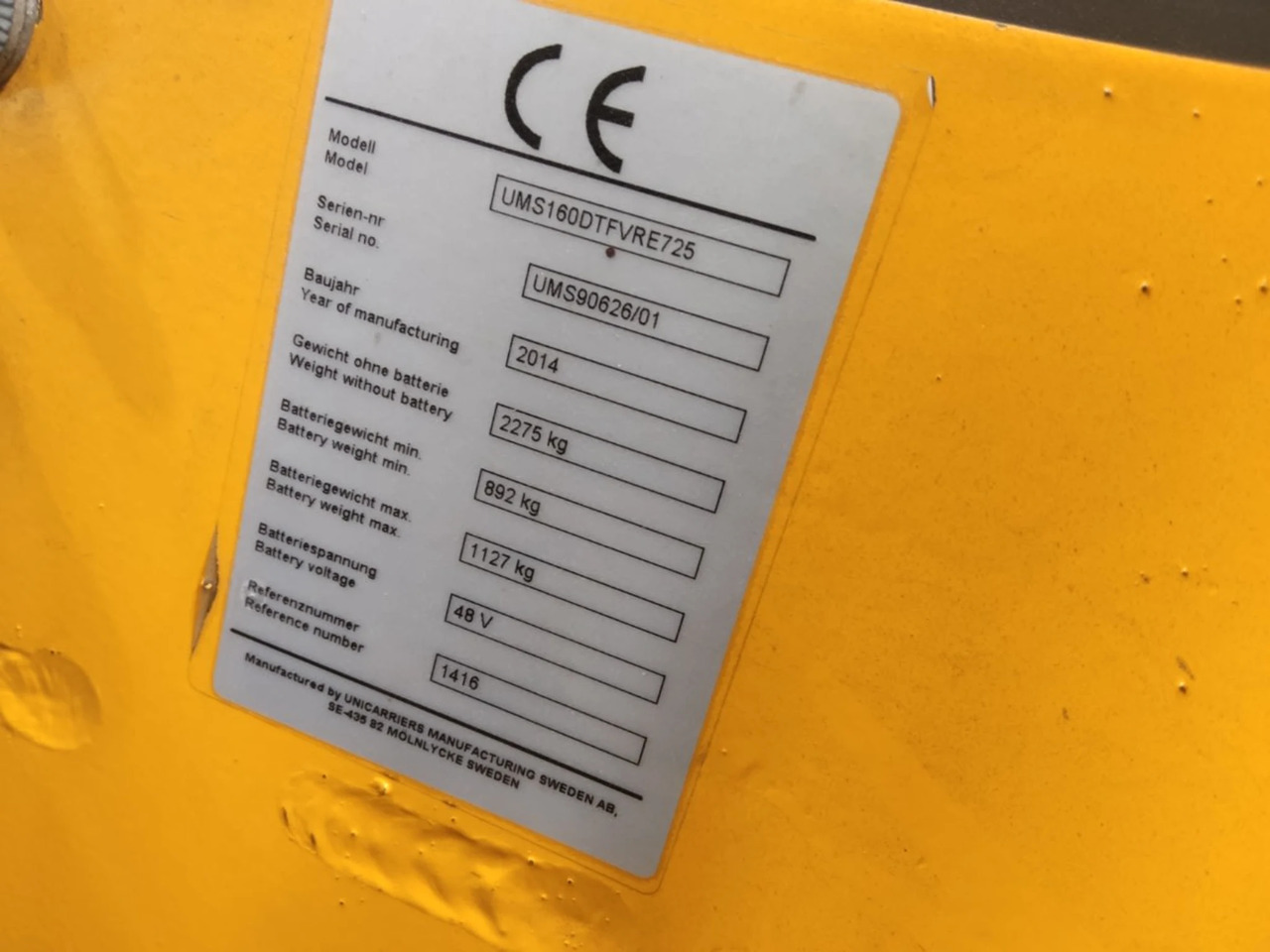 Atlet UMS90626/01 - Reach truck: billede 5 Atlet UMS90626/01 - Reach truck: billede 5