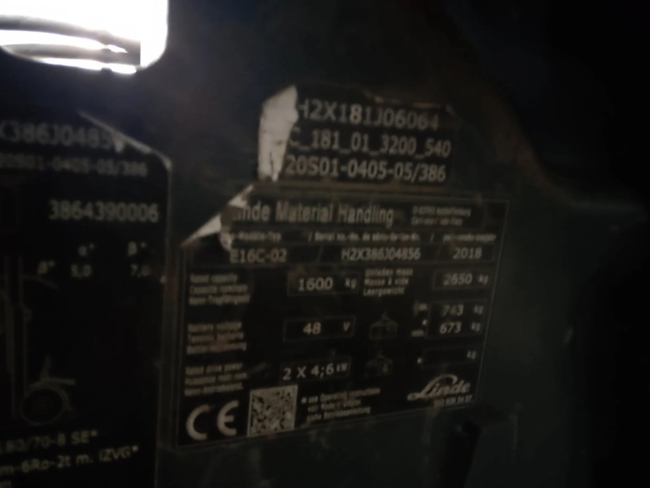 Linde E16C-02 - El gaffeltruck: billede 5 Linde E16C-02 - El gaffeltruck: billede 5