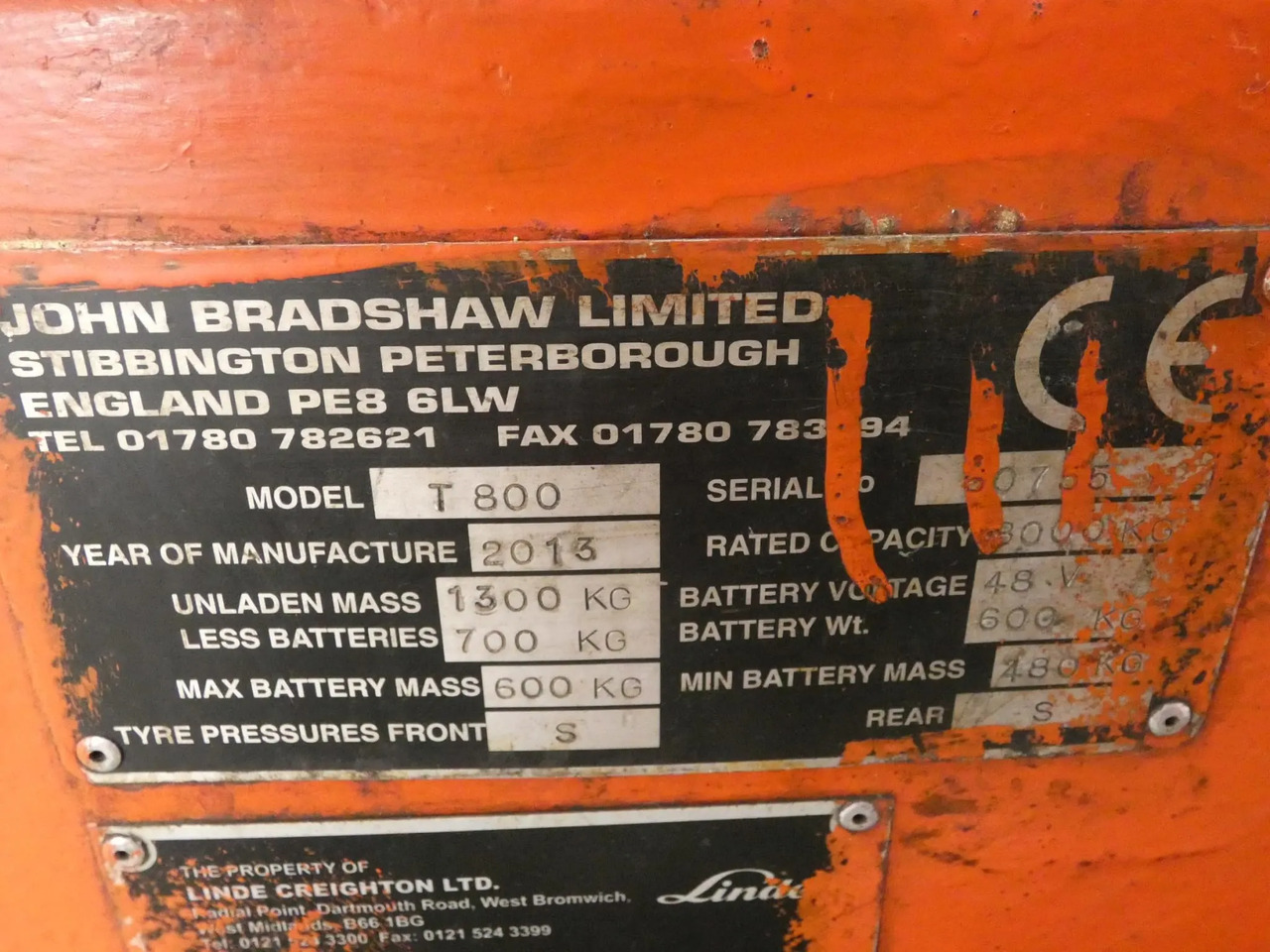 Linde T800 - Elektrisk trækker: billede 5 Linde T800 - Elektrisk trækker: billede 5