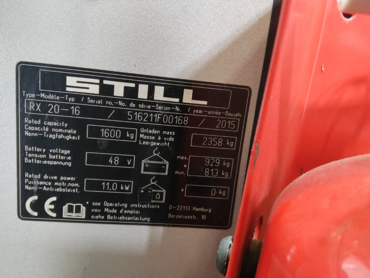 STILL RX20-16 - El gaffeltruck: billede 5 STILL RX20-16 - El gaffeltruck: billede 5