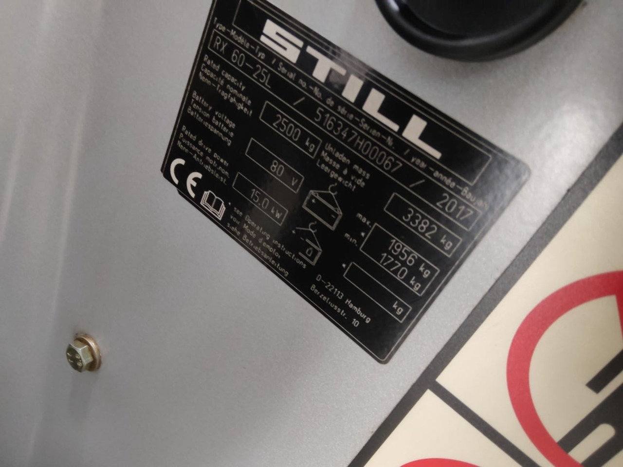 STILL RX60-25L - El gaffeltruck: billede 2 STILL RX60-25L - El gaffeltruck: billede 2