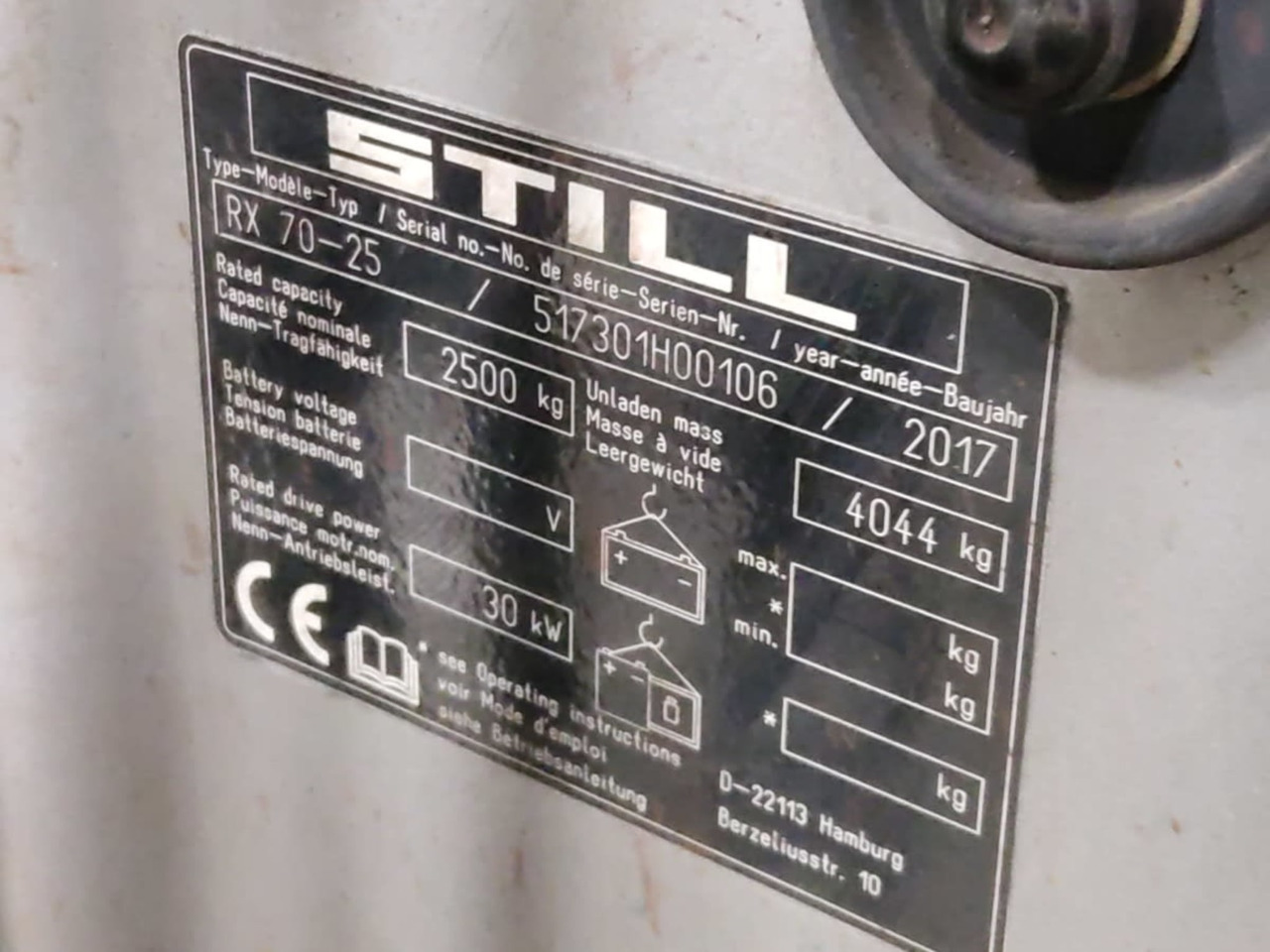 STILL RX70-25 - Diesel gaffeltruck: billede 5 STILL RX70-25 - Diesel gaffeltruck: billede 5