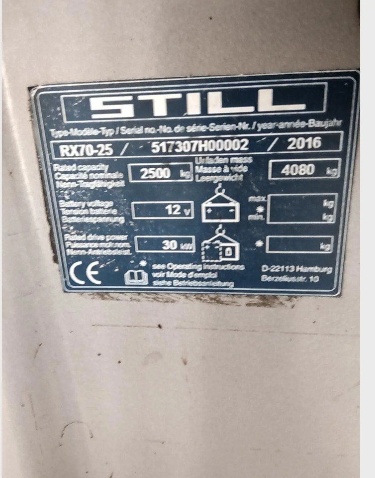 STILL RX70-25T - Gas gaffeltruck: billede 5 STILL RX70-25T - Gas gaffeltruck: billede 5
