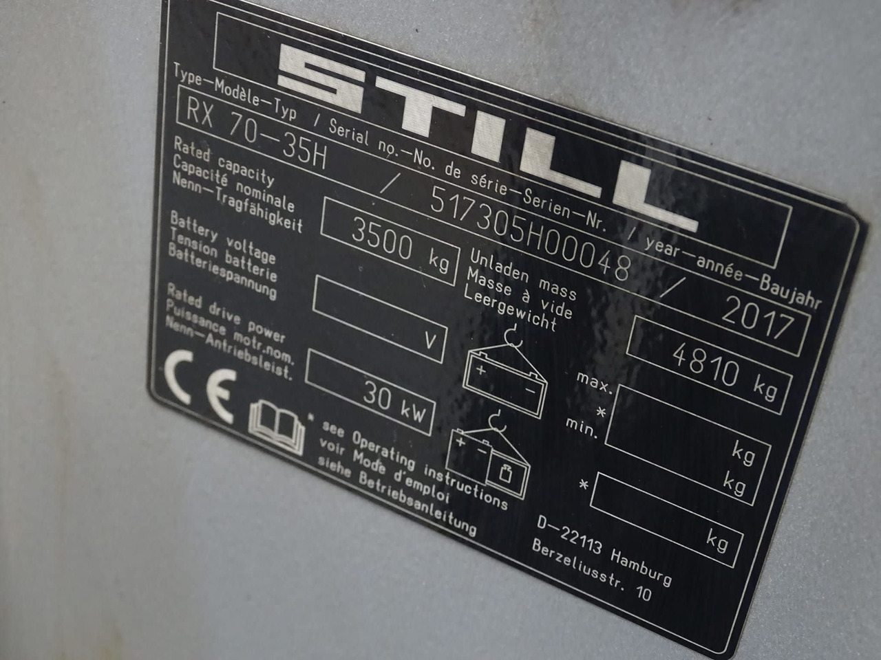 STILL RX70-35H - Diesel gaffeltruck: billede 5 STILL RX70-35H - Diesel gaffeltruck: billede 5