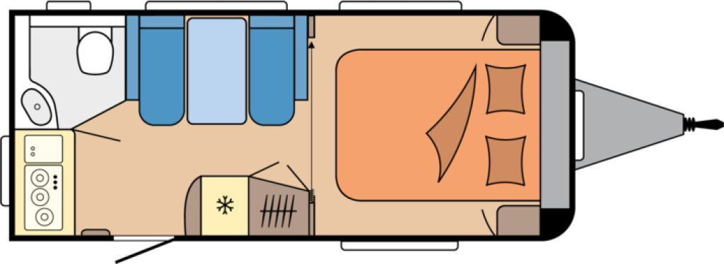 Hobby De Luxe 460 SFf 1500kg. Ambiente, FBH - Campingvogn: billede 2 Hobby De Luxe 460 SFf 1500kg. Ambiente, FBH - Campingvogn: billede 2