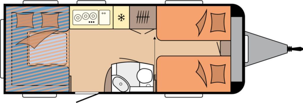 Hobby De Luxe 515 UHL mit Extras, Lagerabverkauf! - Campingvogn: billede 2 Hobby De Luxe 515 UHL mit Extras, Lagerabverkauf! - Campingvogn: billede 2