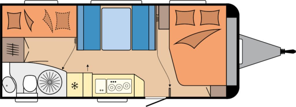 Hobby De Luxe 545 KMF 2026 3er Autark Backofen uvm.+ - Campingvogn: billede 2 Hobby De Luxe 545 KMF 2026 3er Autark Backofen uvm.+ - Campingvogn: billede 2