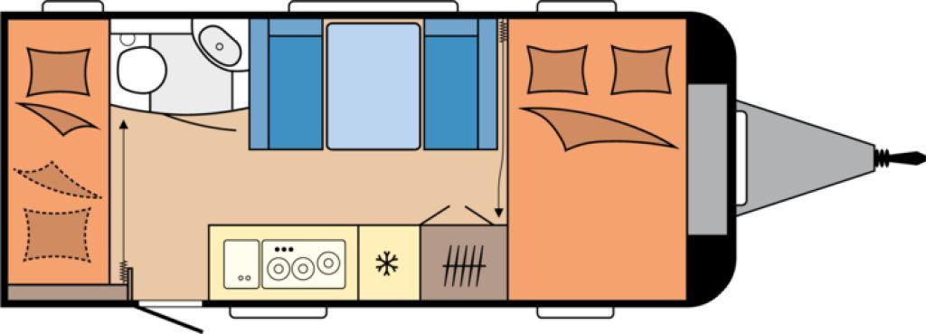 Hobby Excellent Edition 490 KMF 2025 GARAGE AUTARK 180 - Campingvogn: billede 2 Hobby Excellent Edition 490 KMF 2025 GARAGE AUTARK 180 - Campingvogn: billede 2