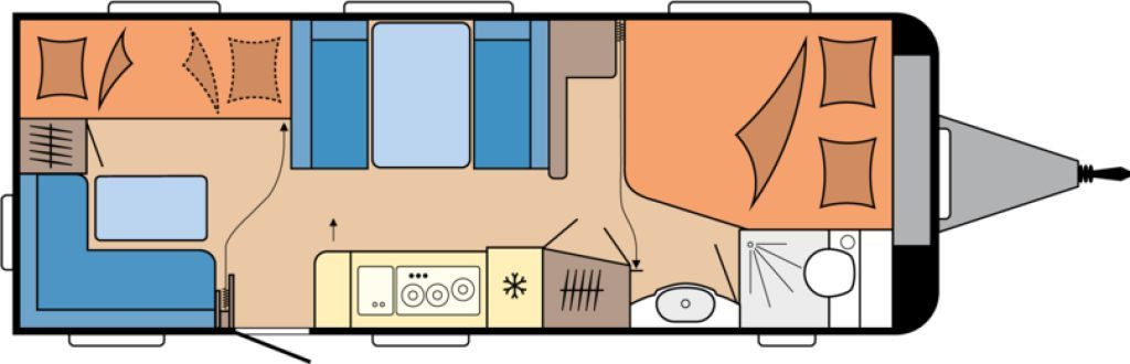 Hobby Excellent Edition 650 KMFe 2025 2200kg., Teppich - Campingvogn: billede 2 Hobby Excellent Edition 650 KMFe 2025 2200kg., Teppich - Campingvogn: billede 2
