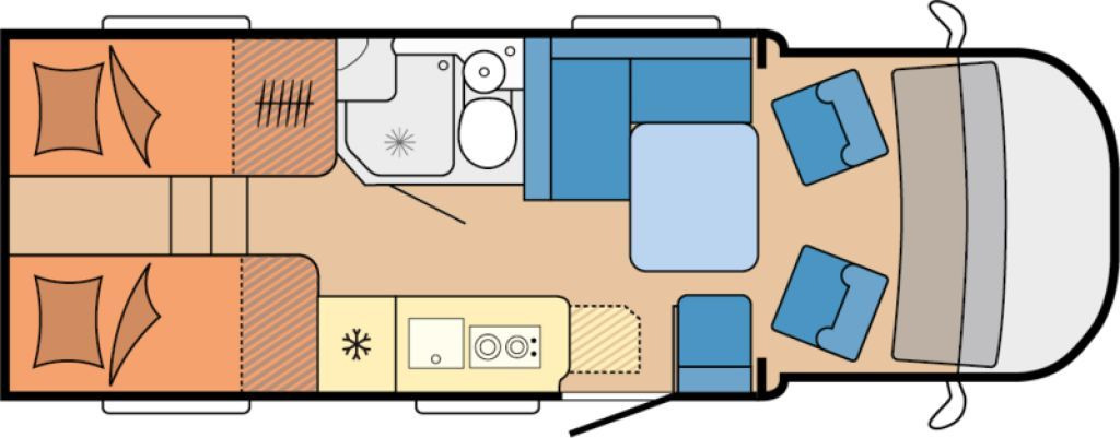 Hobby PRESTIGE T 710 GE 2026 180PS Autom. Voll LED +++ - Delintegreret autocamper: billede 2 Hobby PRESTIGE T 710 GE 2026 180PS Autom. Voll LED +++ - Delintegreret autocamper: billede 2