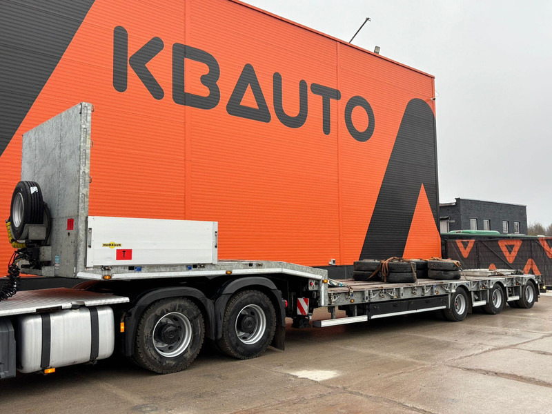 Humbaur HTS30 SCHRAG SAF AXLES / REAR AXLE STEERING - Nedbygget platform sættevogn: billede 1 Humbaur HTS30 SCHRAG SAF AXLES / REAR AXLE STEERING - Nedbygget platform sættevogn: billede 1