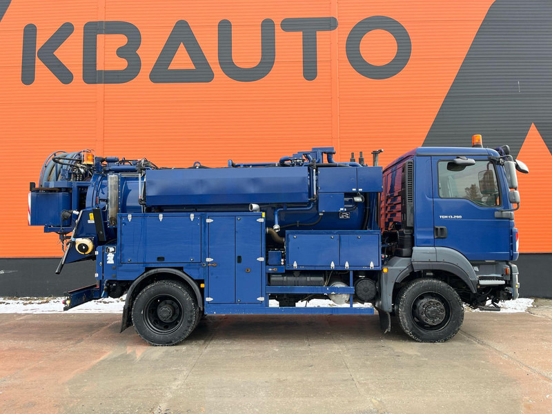 MAN TGM 13.290 4x4 TANK 6500 l / VACUUM Vacustar W900R / PRESSURE Pratissoli KE28 - 61 l/min - 150 bar - Slamsugemaskine: billede 4 MAN TGM 13.290 4x4 TANK 6500 l / VACUUM Vacustar W900R / PRESSURE Pratissoli KE28 - 61 l/min - 150 bar - Slamsugemaskine: billede 4
