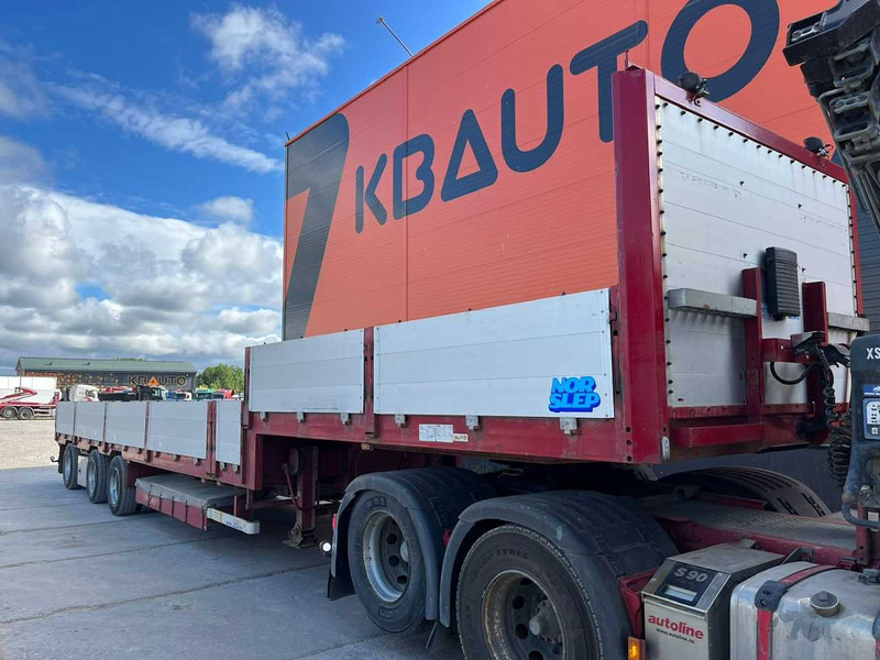 NOR SLEP SE 42 P PLATFORM L=9268 - 13681 mm - Nedbygget platform sættevogn: billede 3 NOR SLEP SE 42 P PLATFORM L=9268 - 13681 mm - Nedbygget platform sættevogn: billede 3