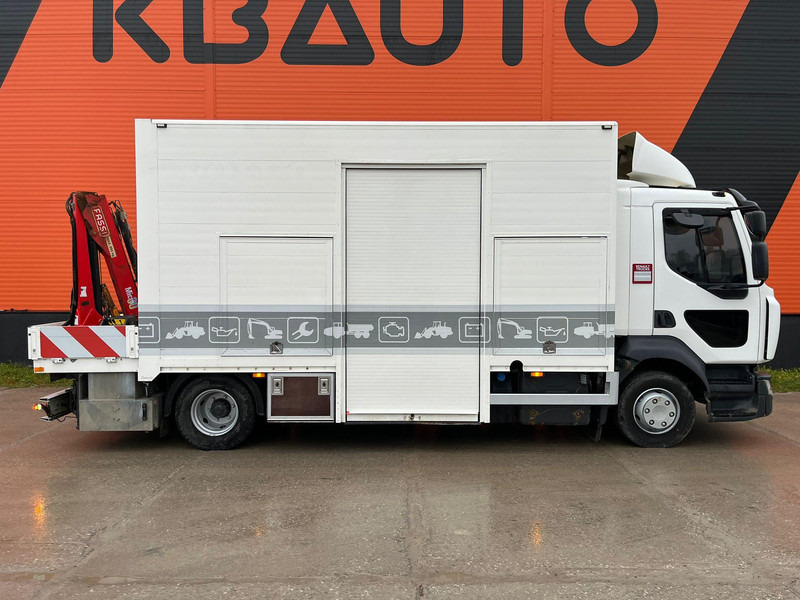 Renault D12 4x2 WORKSHOP ON WHEELS / FASSI M30A.13 / BOX L=4459 mm - Lastbil varevogn: billede 4 Renault D12 4x2 WORKSHOP ON WHEELS / FASSI M30A.13 / BOX L=4459 mm - Lastbil varevogn: billede 4