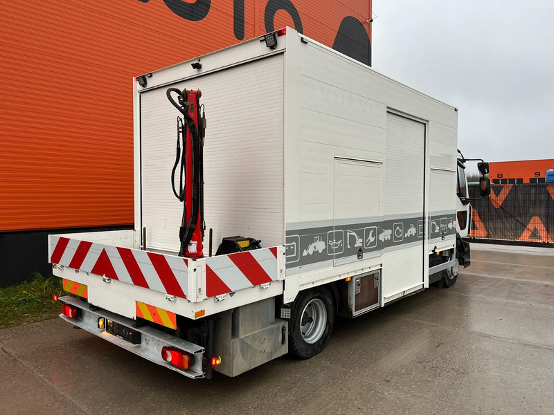 Renault D12 4x2 WORKSHOP ON WHEELS / FASSI M30A.13 / BOX L=4459 mm - Lastbil med lad, Lastbil med kran: billede 5 Renault D12 4x2 WORKSHOP ON WHEELS / FASSI M30A.13 / BOX L=4459 mm - Lastbil med lad, Lastbil med kran: billede 5