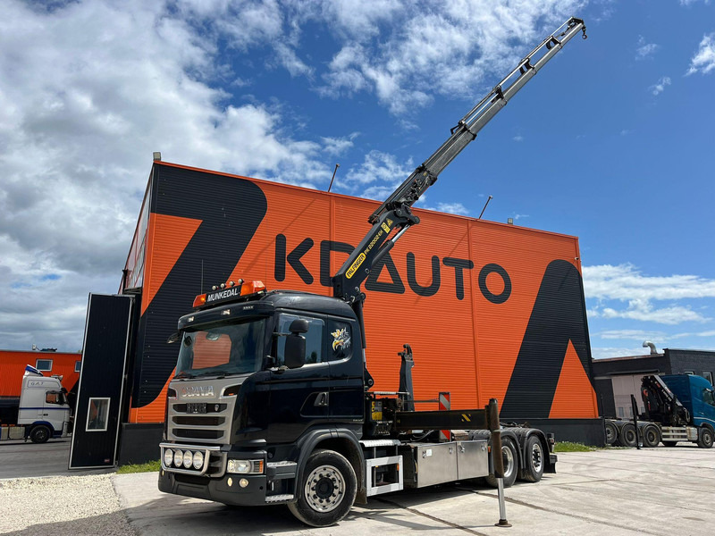Scania G 440 6x2*4 PK22002 + JIB / PALFINGER 20 ton / L=5000 mm - Lastbil kroghejs, Lastbil med kran: billede 1 Scania G 440 6x2*4 PK22002 + JIB / PALFINGER 20 ton / L=5000 mm - Lastbil kroghejs, Lastbil med kran: billede 1