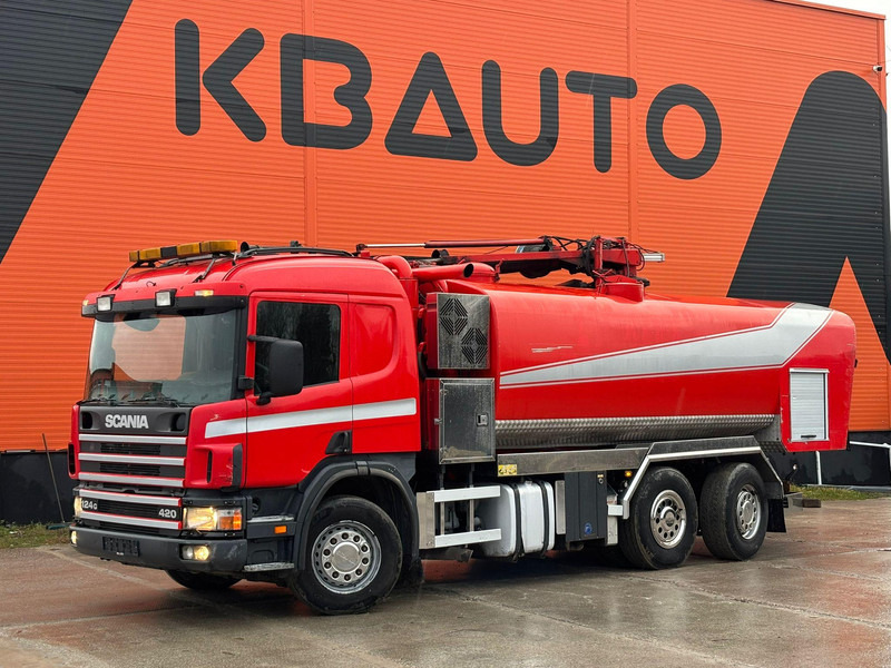 Scania P 124 6x2*4 KORP&SON / TANK 8000 l / VACUUM Wittig RFW260 / PRESSURE Uraca DK716 140 bar / 400 l/min - Slamsugemaskine: billede 1 Scania P 124 6x2*4 KORP&SON / TANK 8000 l / VACUUM Wittig RFW260 / PRESSURE Uraca DK716 140 bar / 400 l/min - Slamsugemaskine: billede 1