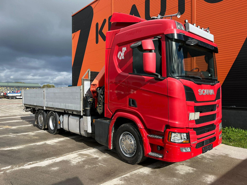 Scania R 450 6x2*4 PK 26002 / PLATFORM L=6482 mm - Lastbil med lad, Lastbil med kran: billede 4 Scania R 450 6x2*4 PK 26002 / PLATFORM L=6482 mm - Lastbil med lad, Lastbil med kran: billede 4