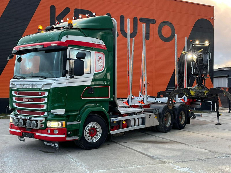 Scania R 580 6x4 LOGLIFT F96S79 / RETARDER - Tømmerbil, Lastbil med kran: billede 1 Scania R 580 6x4 LOGLIFT F96S79 / RETARDER - Tømmerbil, Lastbil med kran: billede 1