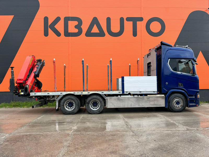 Scania R 650 6x4 PK 24001 / PLATFORM L=6800 mm - Lastbil med lad, Lastbil med kran: billede 5 Scania R 650 6x4 PK 24001 / PLATFORM L=6800 mm - Lastbil med lad, Lastbil med kran: billede 5