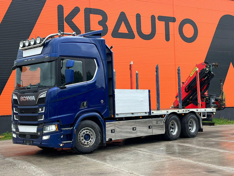 Scania R 650 6x4 PK 24001 / PLATFORM L=6800 mm - Lastbil med lad, Lastbil med kran: billede 2 Scania R 650 6x4 PK 24001 / PLATFORM L=6800 mm - Lastbil med lad, Lastbil med kran: billede 2
