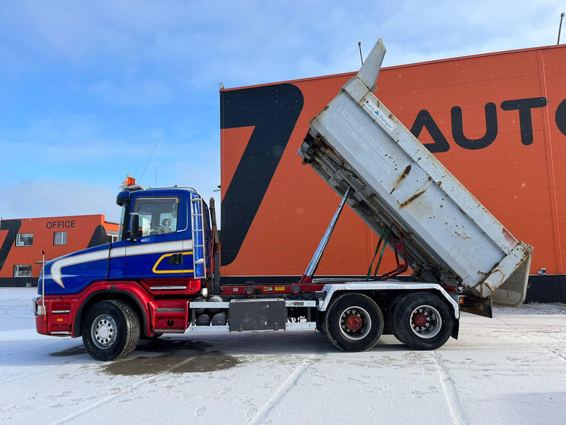 Tipvogn lastbil Scania T 144 460 6x2 V8 TORPEDO / FULL STEEL / DRUM BRAKES / BIG AXLE / BOX L=4701 mm: billede 9