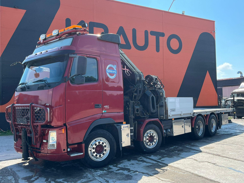Volvo FH 480 8x4 HIAB 1055E-8 / WINCH / PLATFORM L=6928 mm - Lastbil med lad, Lastbil med kran: billede 2 Volvo FH 480 8x4 HIAB 1055E-8 / WINCH / PLATFORM L=6928 mm - Lastbil med lad, Lastbil med kran: billede 2