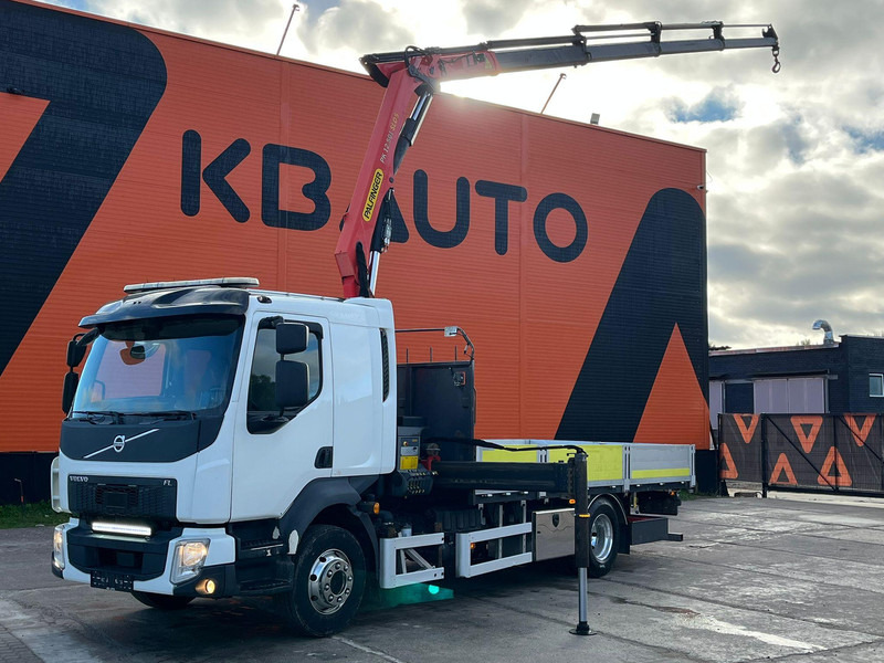 Volvo FL 250 4x2 PALFINGER PK 12.501 / PLATFORM L=5019 mm - Lastbil med lad, Lastbil med kran: billede 1 Volvo FL 250 4x2 PALFINGER PK 12.501 / PLATFORM L=5019 mm - Lastbil med lad, Lastbil med kran: billede 1