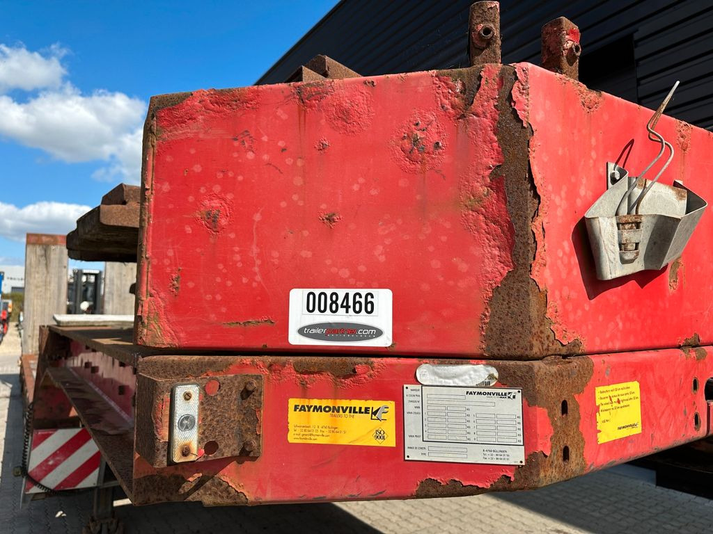 Faymonville 4 achs tieflader / Baggermulde Faymonville 4 achs tieflader / Baggermulde - Nedbygget platform sættevogn: billede 4 Faymonville 4 achs tieflader / Baggermulde Faymonville 4 achs tieflader / Baggermulde - Nedbygget platform sættevogn: billede 4