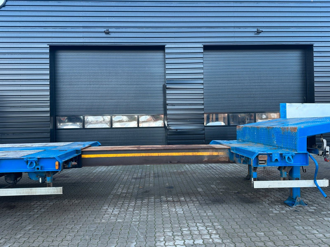 Nedbygget platform sættevogn Goldhofer 4 achs tieflader / rampen /  4 x zwangsgelenkt: billede 10