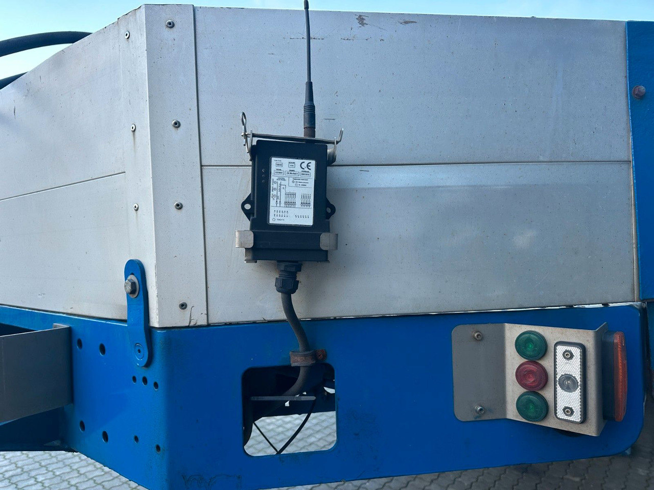 Nedbygget platform sættevogn Goldhofer 4 achs tieflader / rampen /  4 x zwangsgelenkt: billede 7