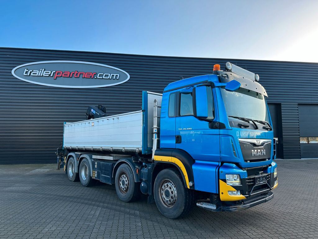 MAN 35-480 BL 8x4 MAN 35-480 BL 8x4 - Tipvogn lastbil, Lastbil med kran: billede 1 MAN 35-480 BL 8x4 MAN 35-480 BL 8x4 - Tipvogn lastbil, Lastbil med kran: billede 1