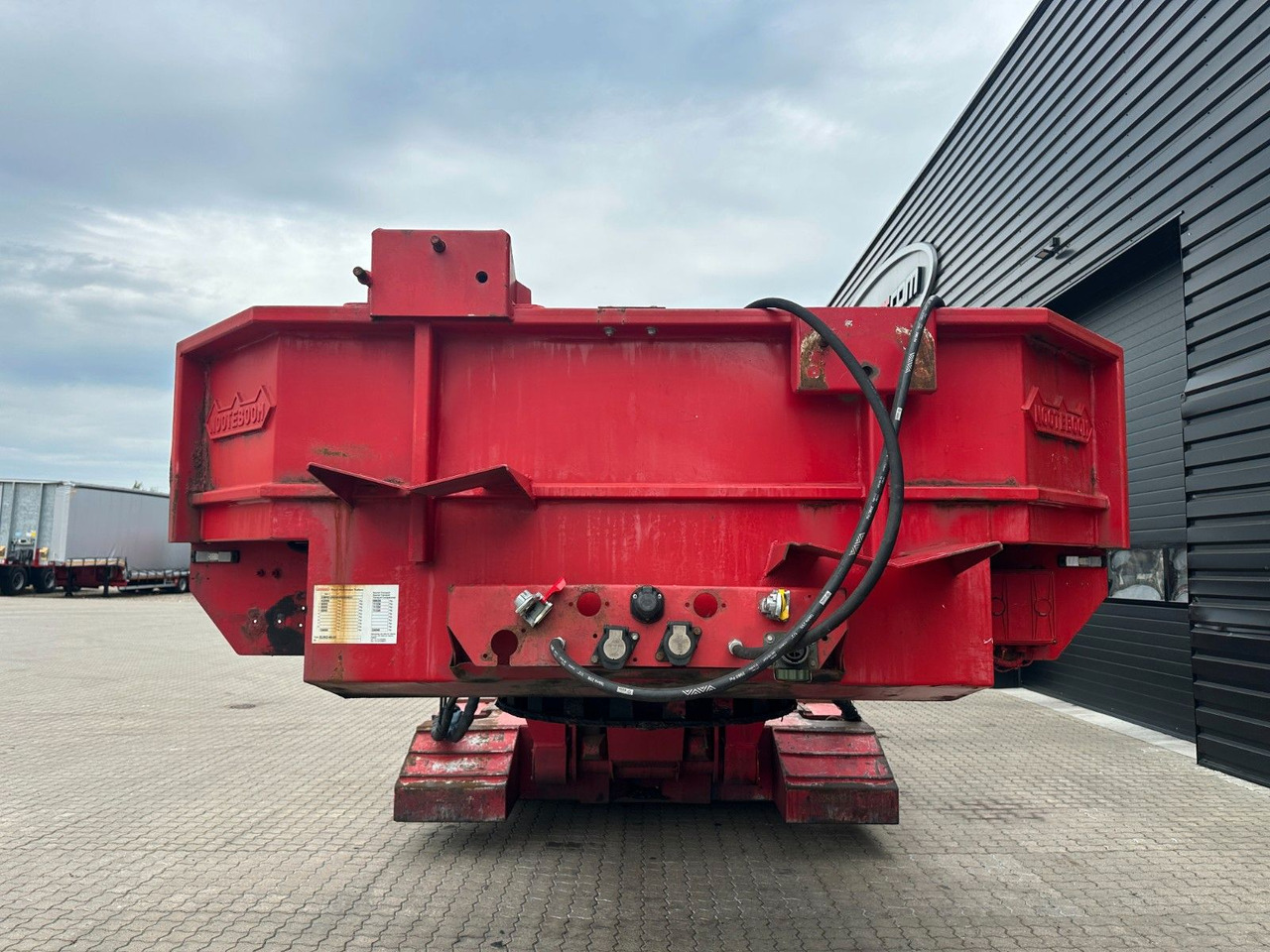 Nooteboom 3 achs tiefbett  / Kesselbrücke - Nedbygget platform sættevogn: billede 3 Nooteboom 3 achs tiefbett  / Kesselbrücke - Nedbygget platform sættevogn: billede 3