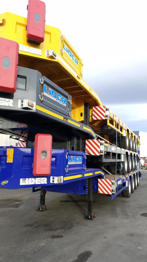 Lider trailer (Export Afrique) Porte-Char lames 4 essieux - Nedbygget platform sættevogn: billede 5 Lider trailer (Export Afrique) Porte-Char lames 4 essieux - Nedbygget platform sættevogn: billede 5