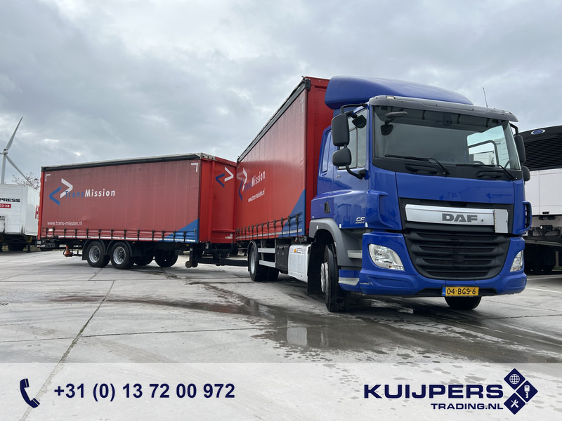 DAF CF 370 FA + Pacton MXD 218 / Curtainside Combi / Loadlift / APK TUV 05-26 - Lastbil med presenning: billede 1 DAF CF 370 FA + Pacton MXD 218 / Curtainside Combi / Loadlift / APK TUV 05-26 - Lastbil med presenning: billede 1