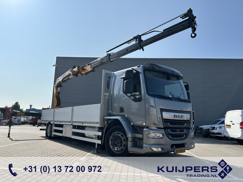 DAF LF 320 FA / Effer 175.2/c3s Crane / 363 dkm / Plateau - Lastbil med kran: billede 1 DAF LF 320 FA / Effer 175.2/c3s Crane / 363 dkm / Plateau - Lastbil med kran: billede 1