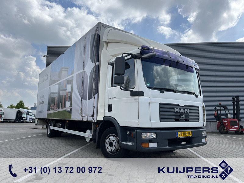 MAN TGL 12.180 / 12 Ton / 781 dkm / Oil Leak / Canvas Box / NL Truck - Lastbil varevogn: billede 1 MAN TGL 12.180 / 12 Ton / 781 dkm / Oil Leak / Canvas Box / NL Truck - Lastbil varevogn: billede 1
