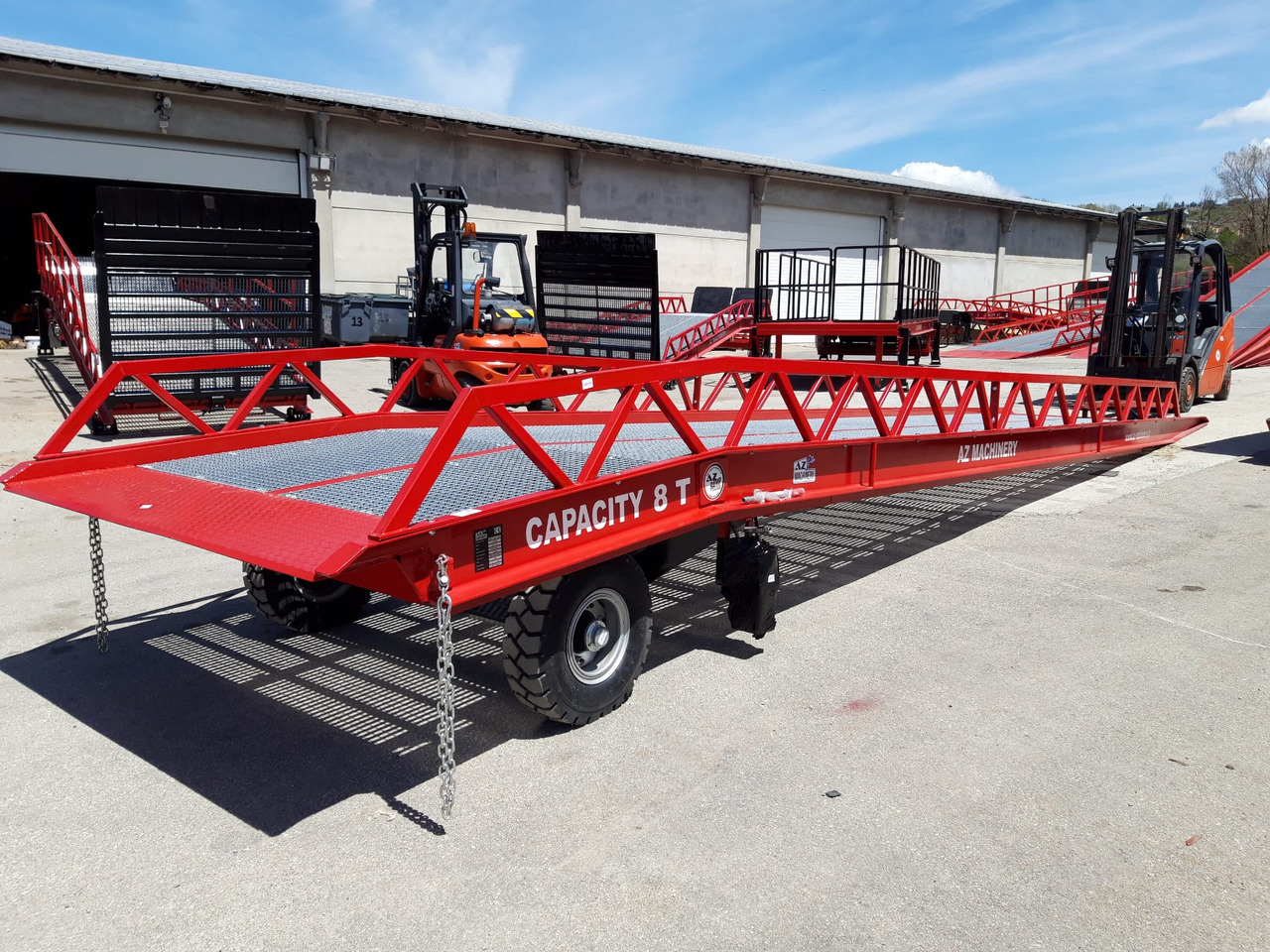 AZ RAMP EASY-XL 8 mobile loading ramp - Læsserampe: billede 1 AZ RAMP EASY-XL 8 mobile loading ramp - Læsserampe: billede 1