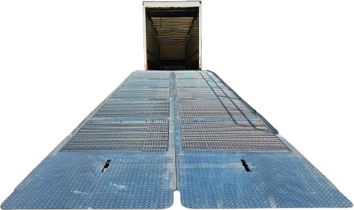 Large Mobile dock ramp, uncouplable AZ RAMP - KING VERSION, BIG FOOT L20 T-INOX - Læsserampe: billede 1 Large Mobile dock ramp, uncouplable AZ RAMP - KING VERSION, BIG FOOT L20 T-INOX - Læsserampe: billede 1