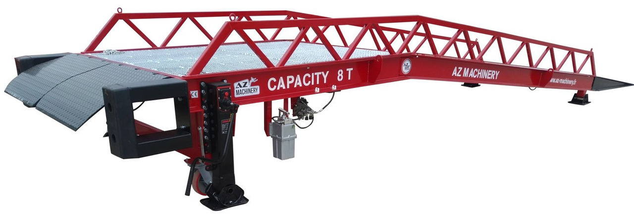 **RENTAL** Loading Ramp with with hydraulic tilting bridge - AZ RAMP - STAR- 8T. 8 ton capacity - Læsserampe: billede 1 **RENTAL** Loading Ramp with with hydraulic tilting bridge - AZ RAMP - STAR- 8T. 8 ton capacity - Læsserampe: billede 1