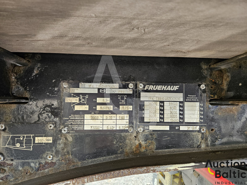 Gardintrailer Fruehauf T39: billede 17 Gardintrailer Fruehauf T39: billede 17